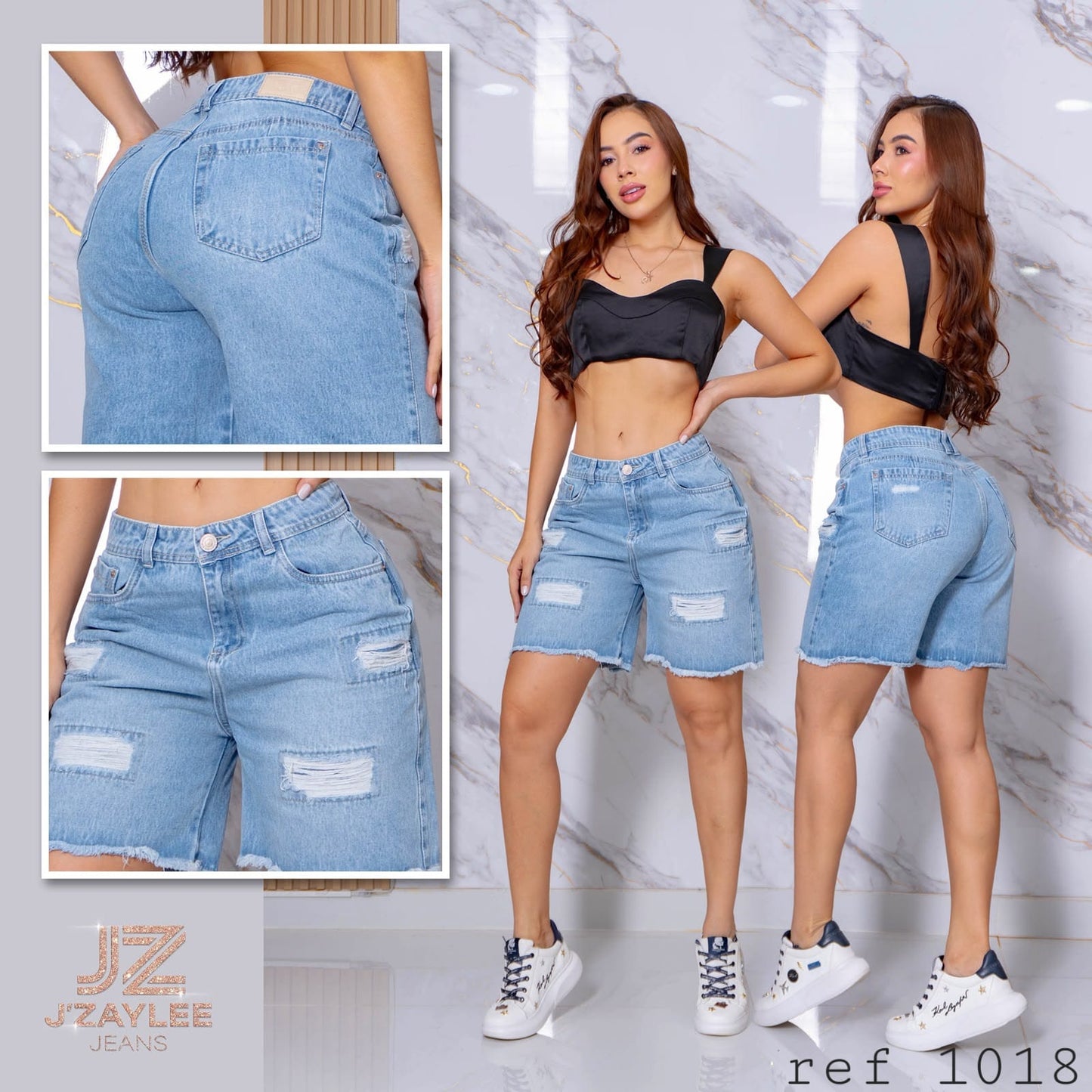 BERMUDA DENIM REF: 1018 CLARO