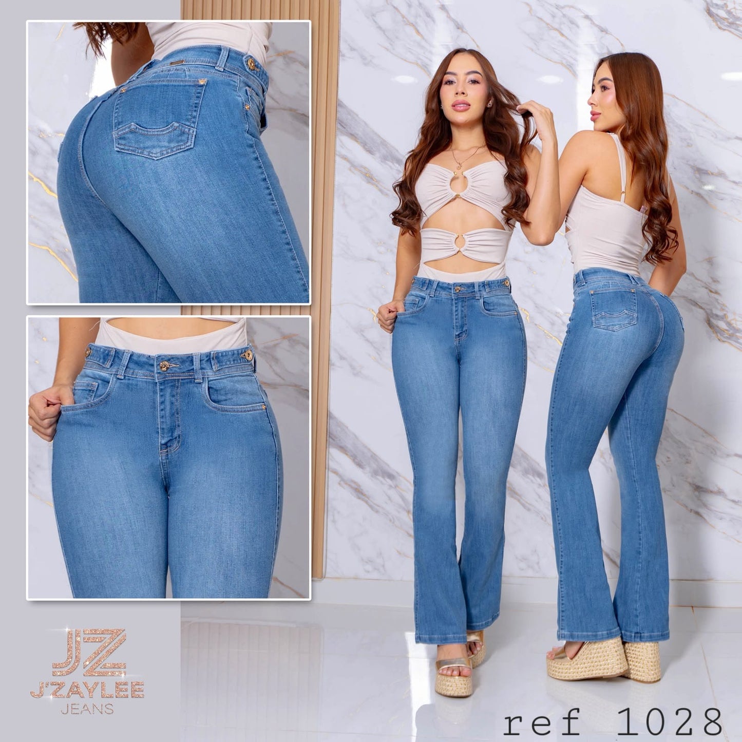JEANS BOTA CAMPANA REF:1028