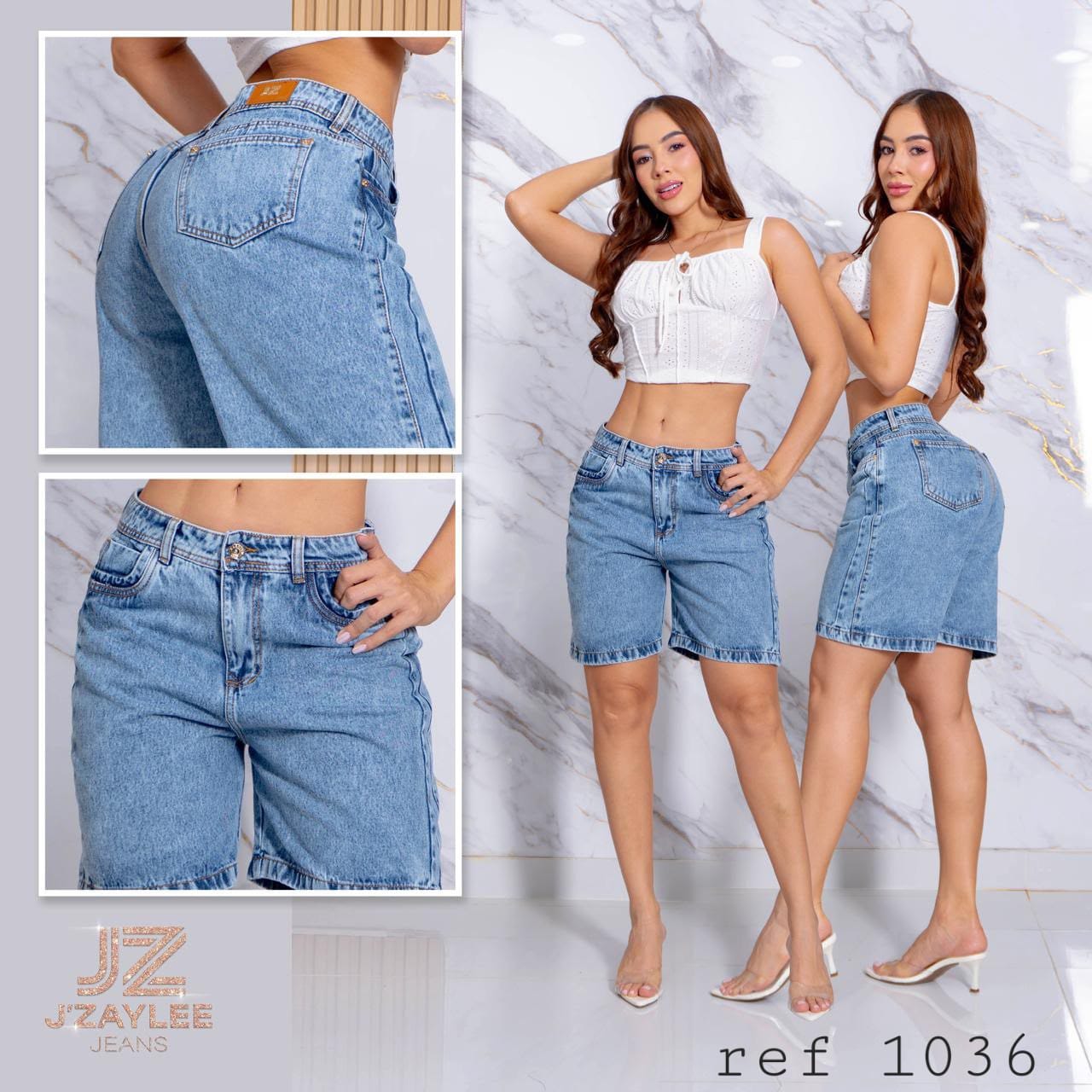BERMUDA DENIM REF: 1036 CLARO