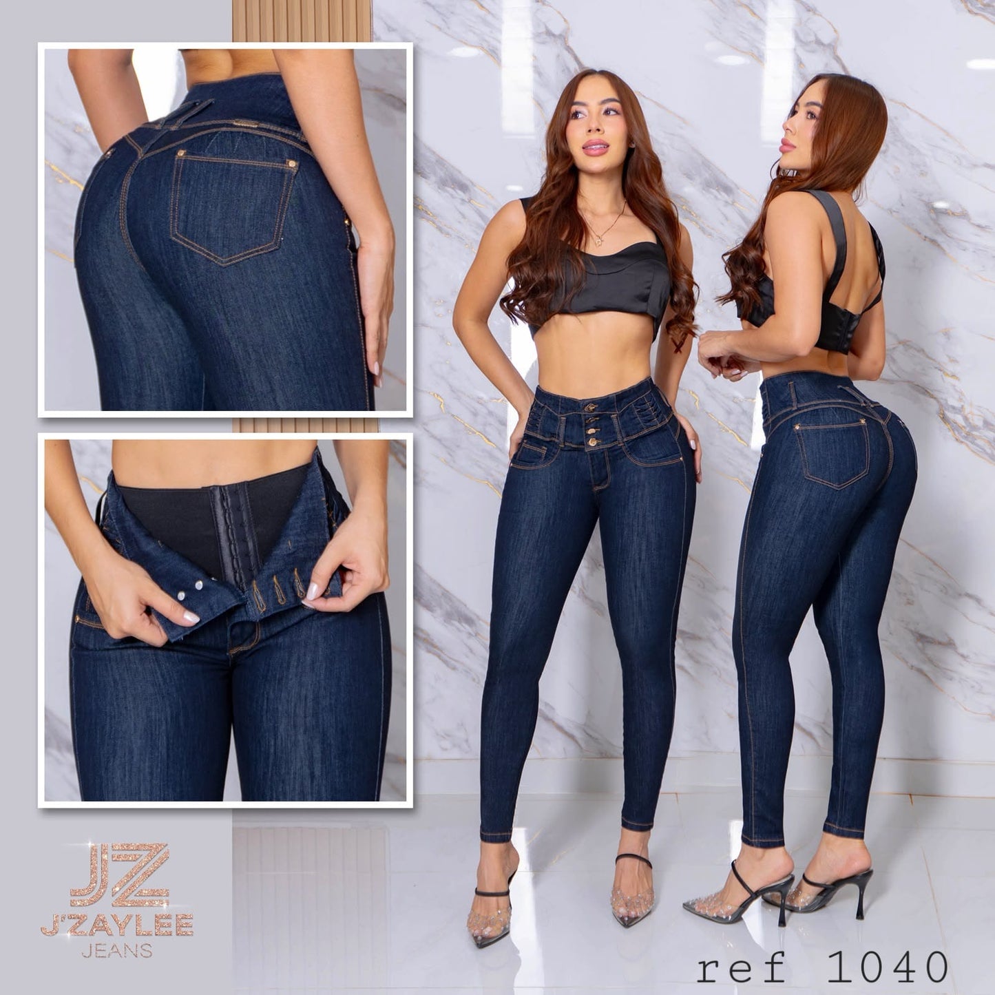 JEANS 3 BOTONES REF: 1040