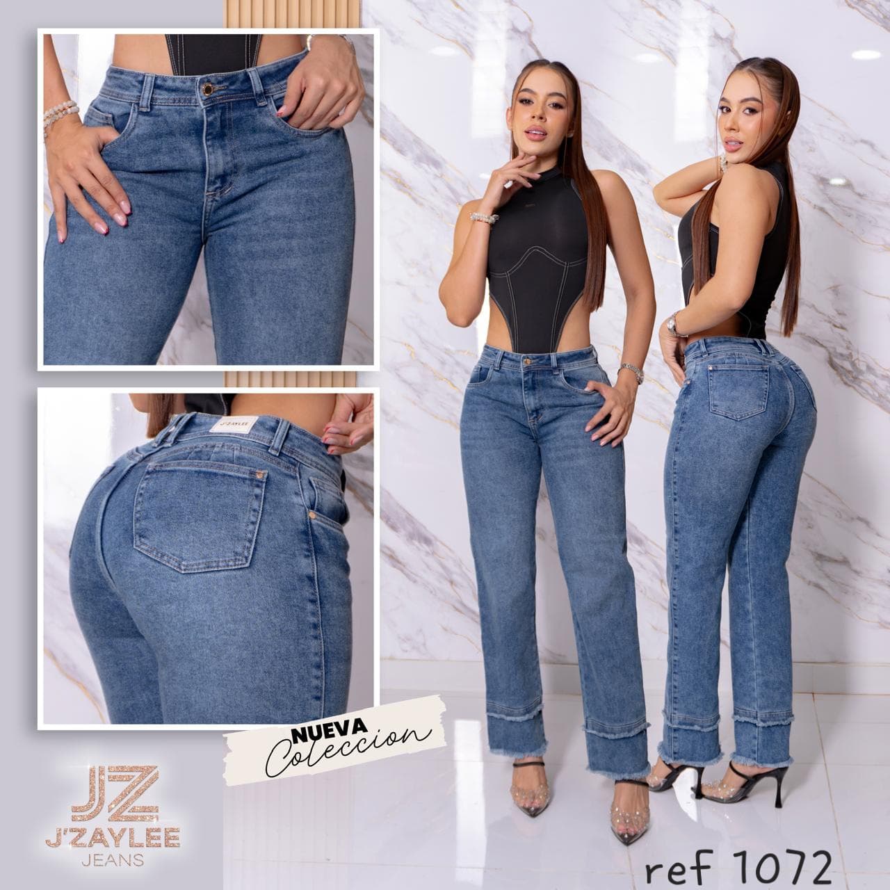 JEANS BOTA RECTA REF: 1072 CLARO