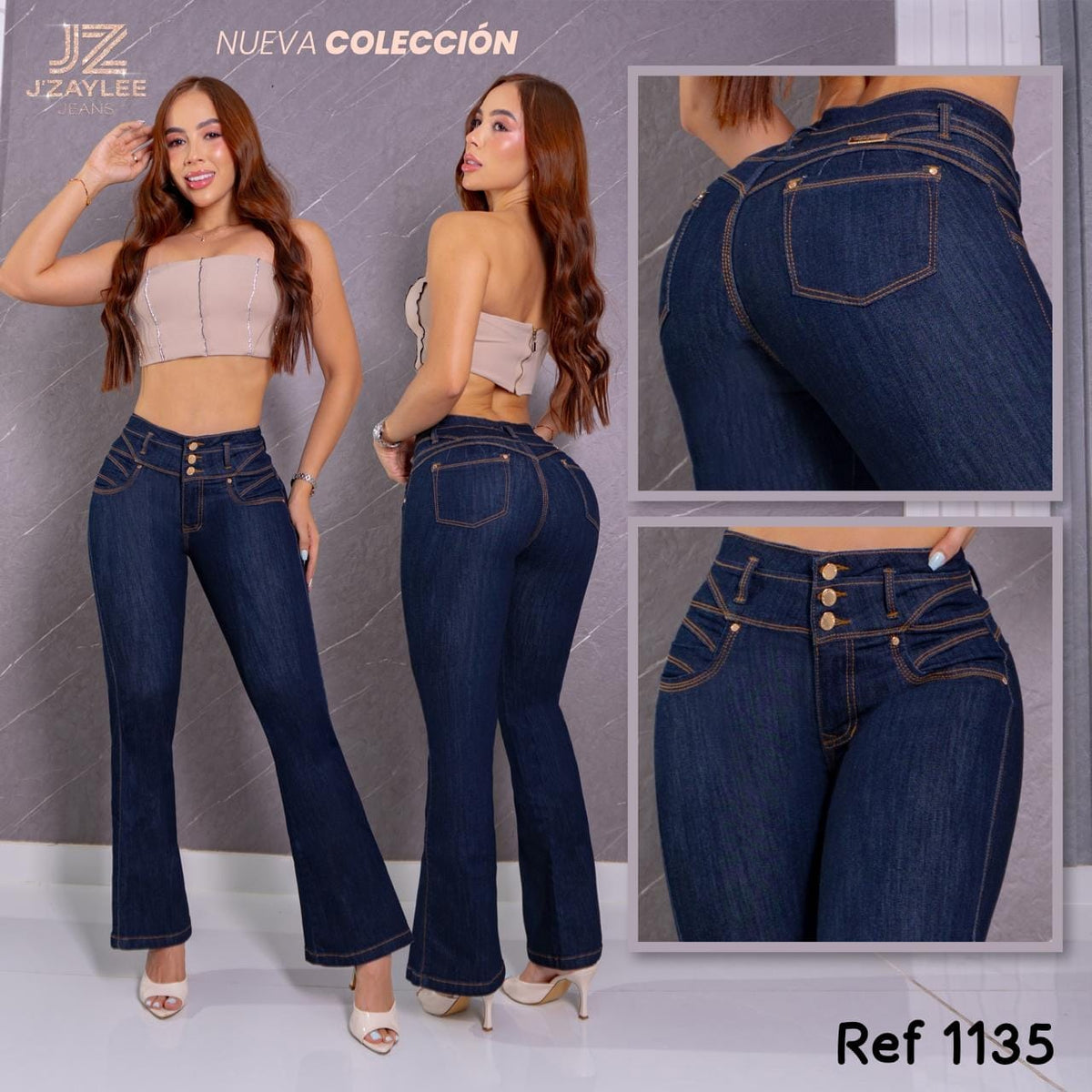 JEANS BOTA CAMPANA REF:1135