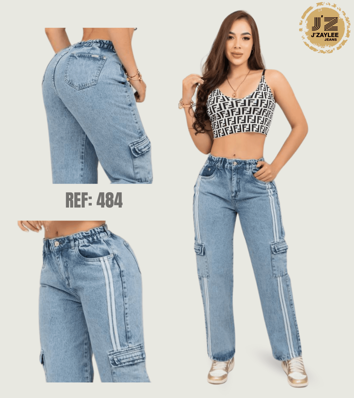 JEANS CARGO REF:484