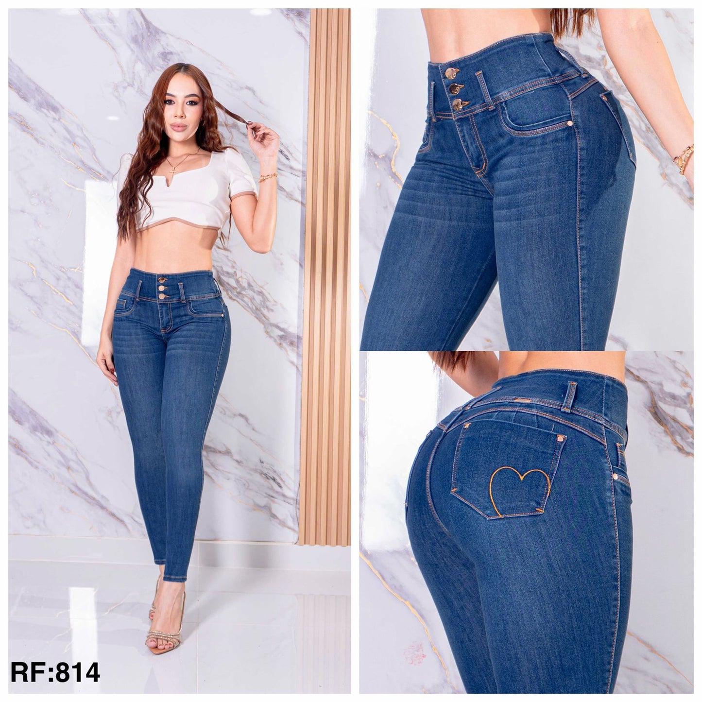JEANS 3 BOTONES REF: 814