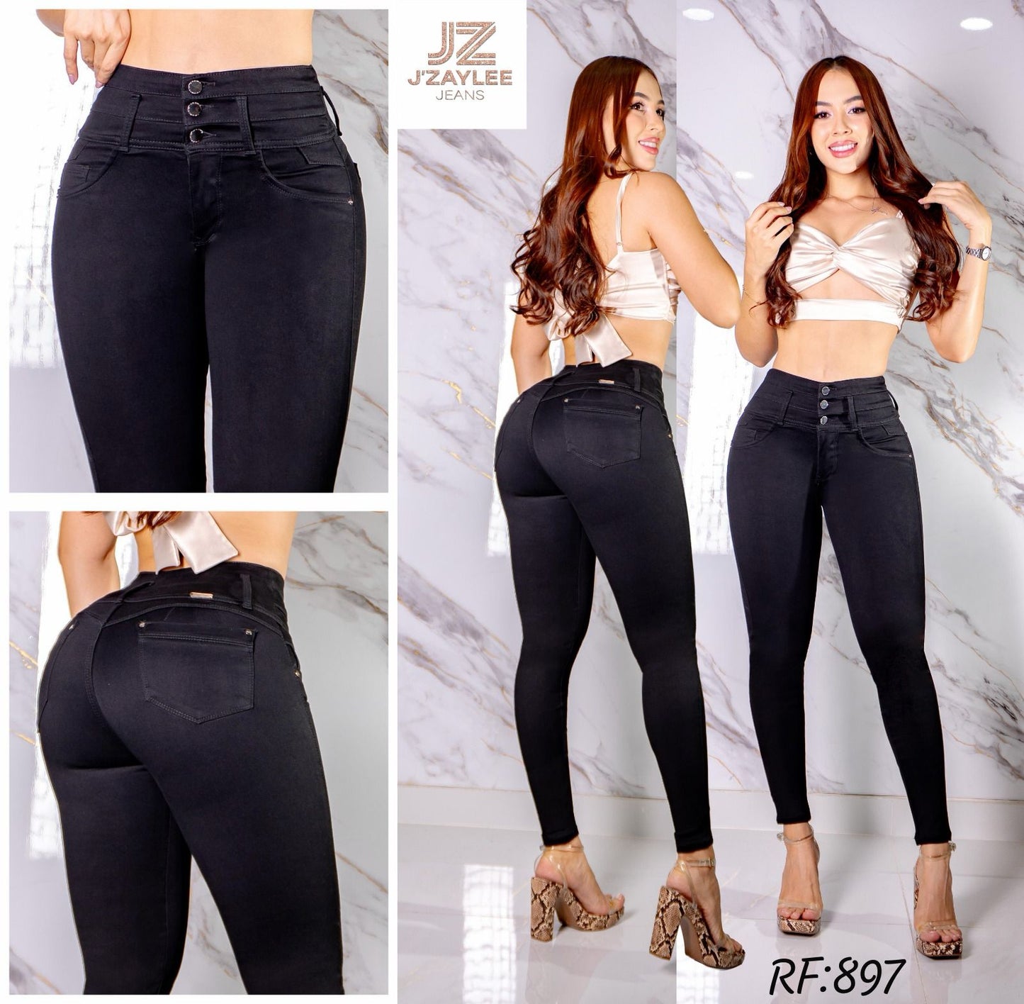 JEANS 3 BOTONES REF: 897