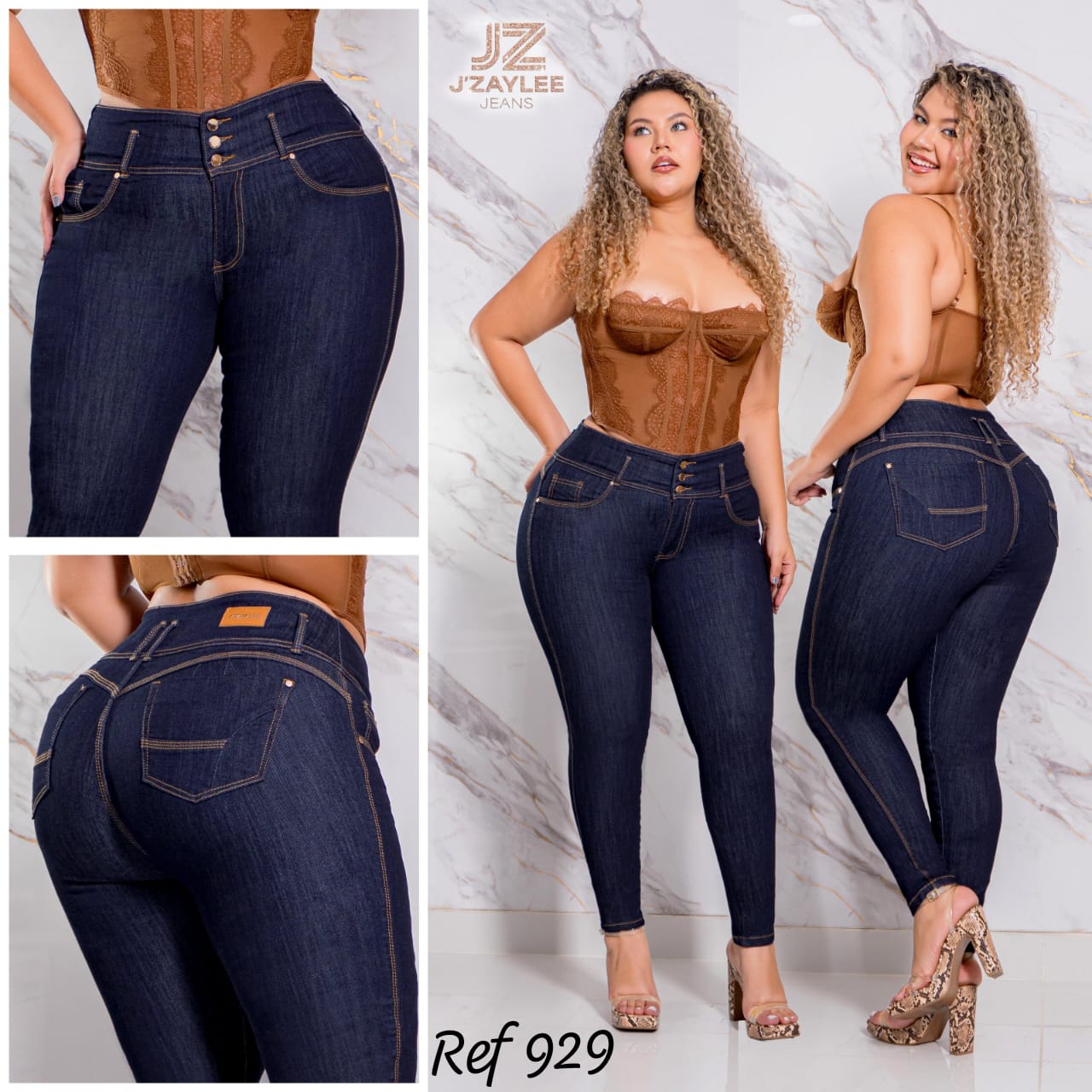 JEANS PLUS REF:929 OSCURO