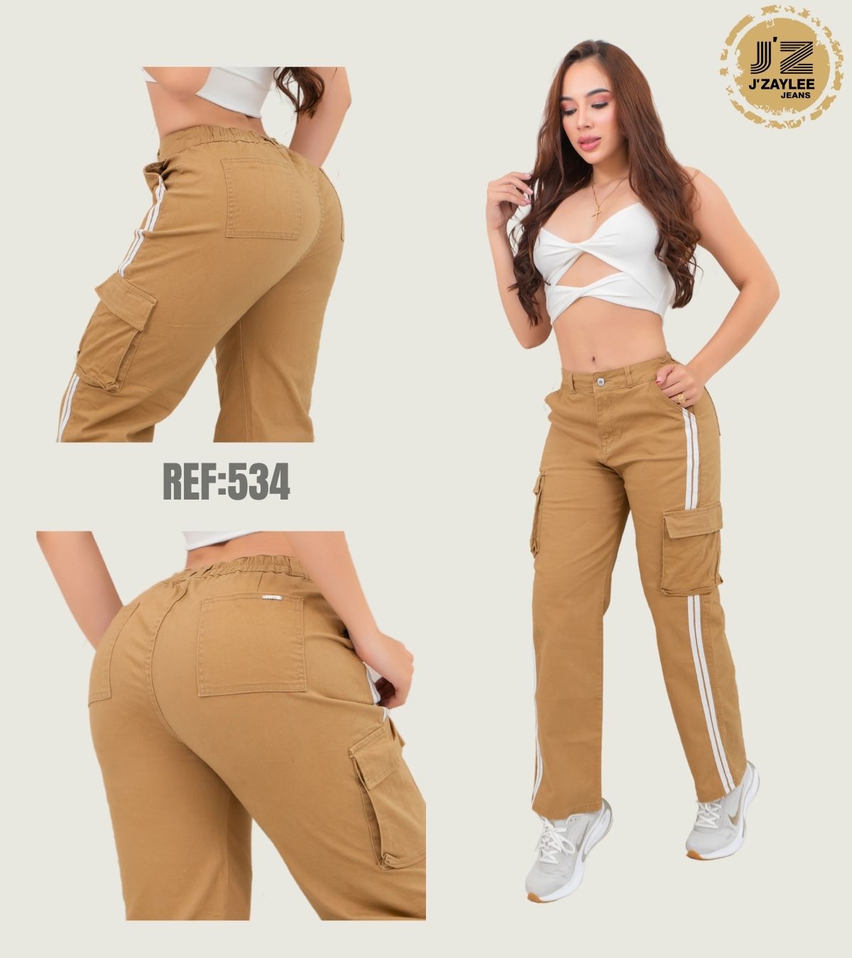 Pantalon Drill Cargo