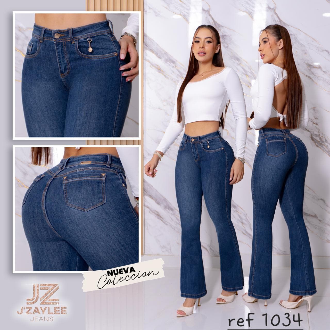 JEANS BOTA CAMPANA  REF:1034