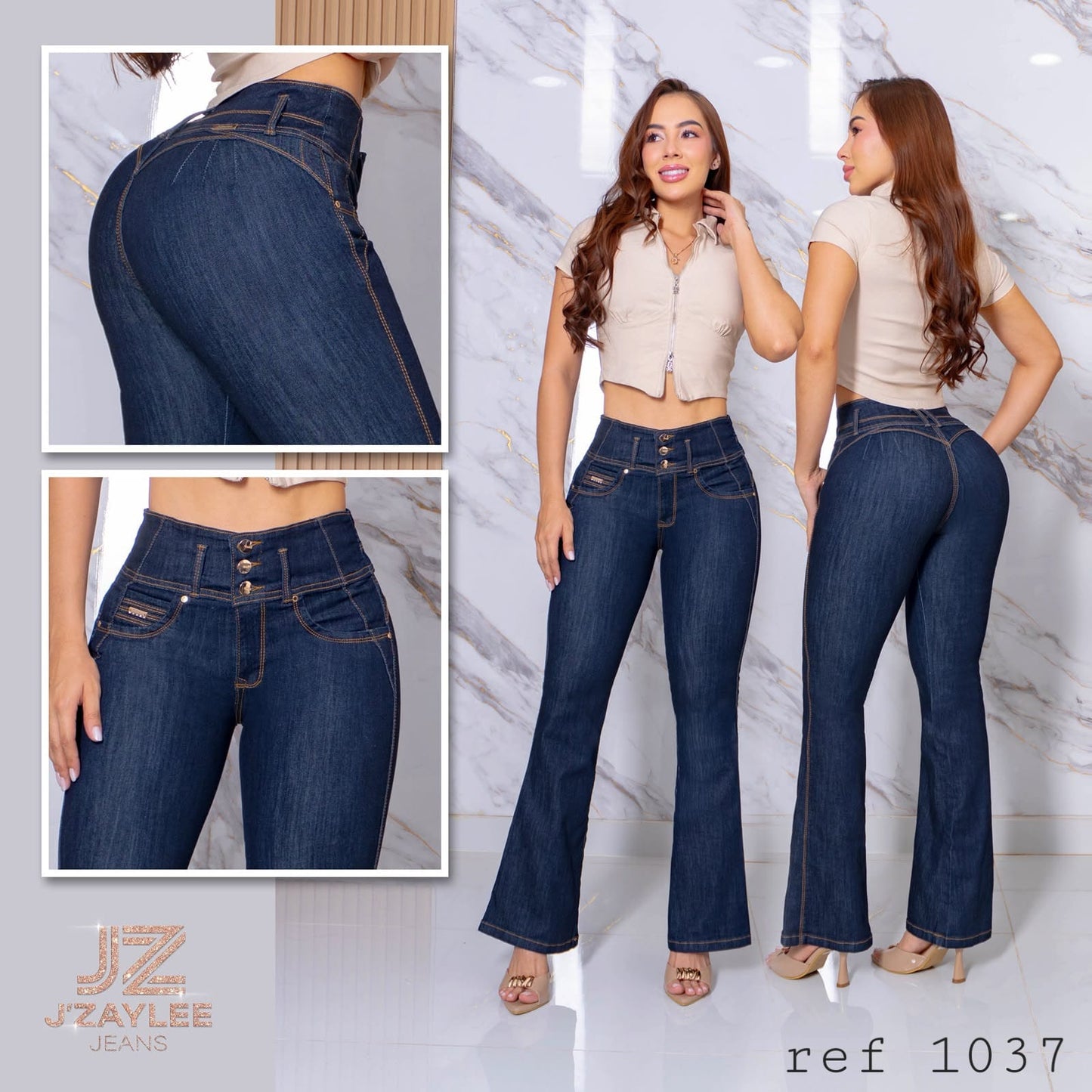 JEANS BOTA CAMPANA  REF:1037