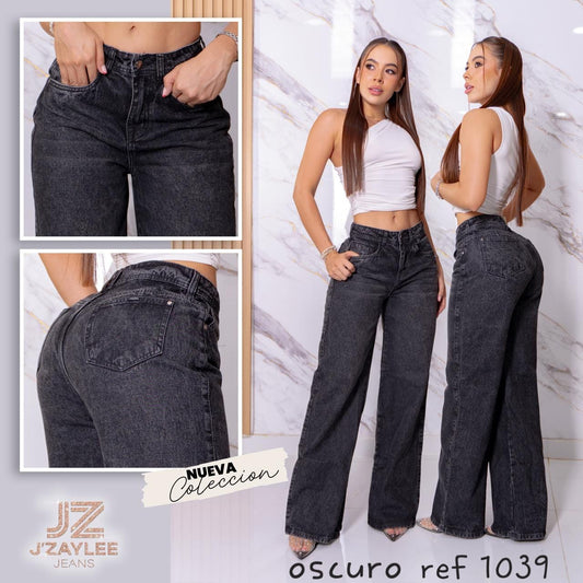 JEANS PALAZZO REF:1039 OSCURO