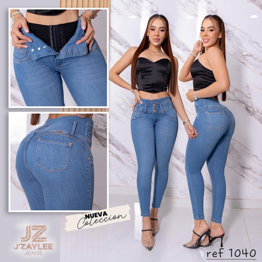 JEANS 3 BOTONES REF: 1040 CLARO