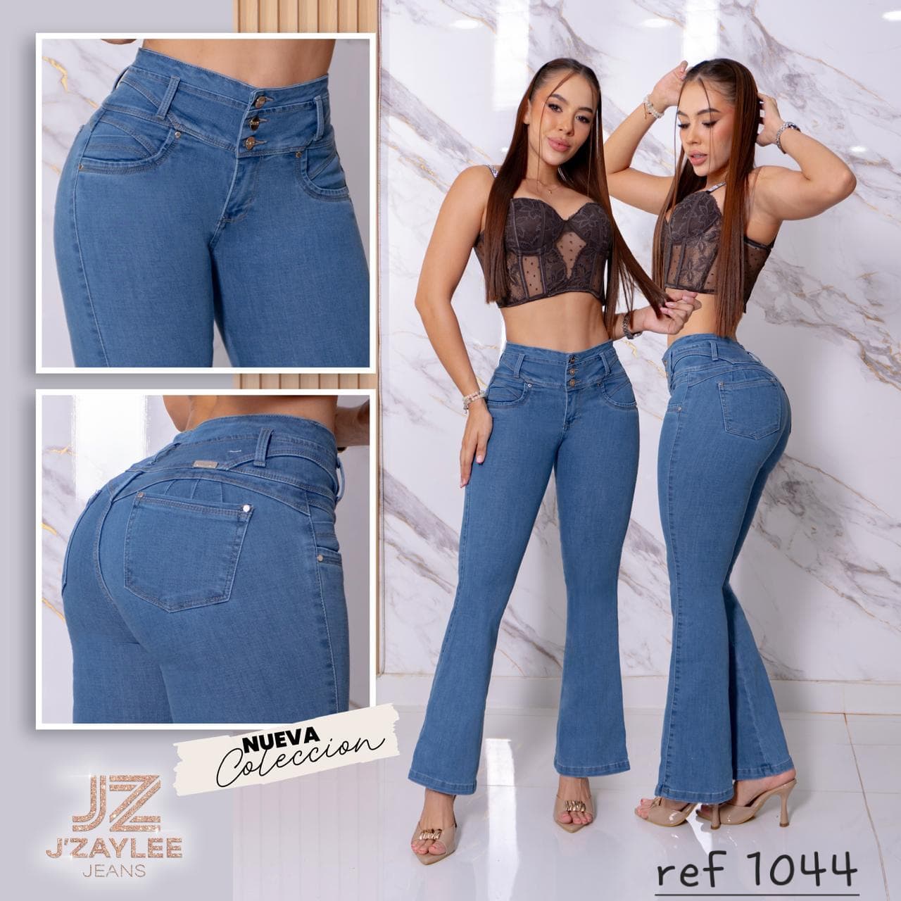 JEANS BOTA CAMPANA  REF:1044