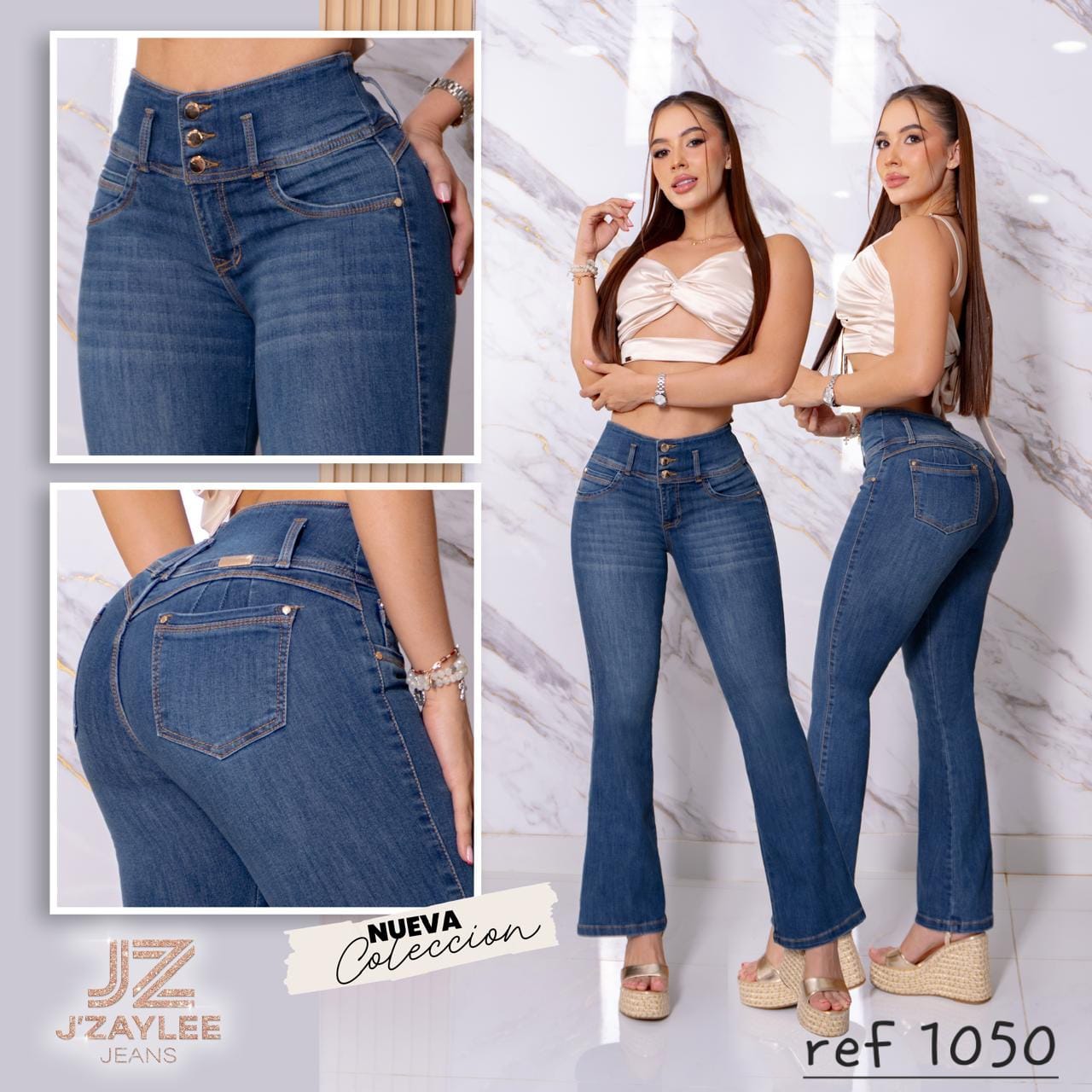 JEANS BOTA CAMPANA  REF:1050