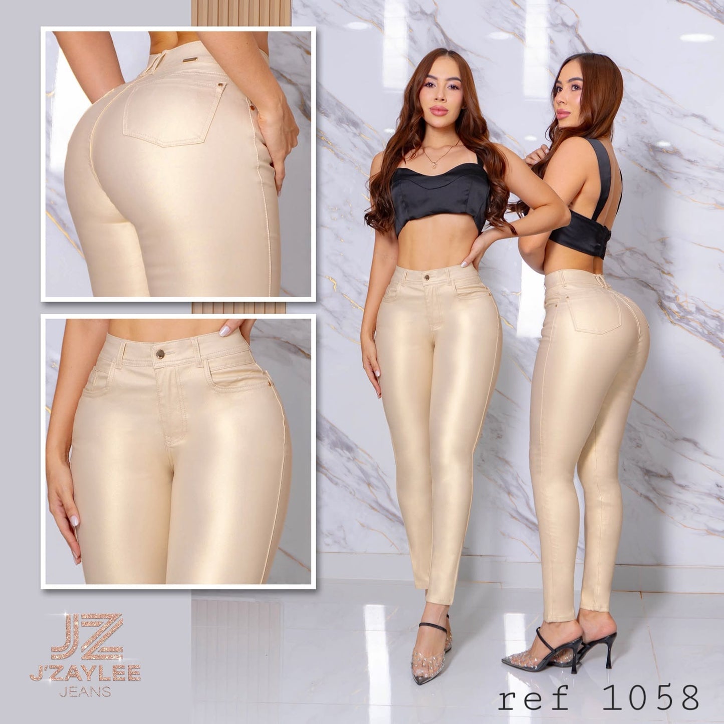 JEANS SKINNY REF: 1058 CUERINA