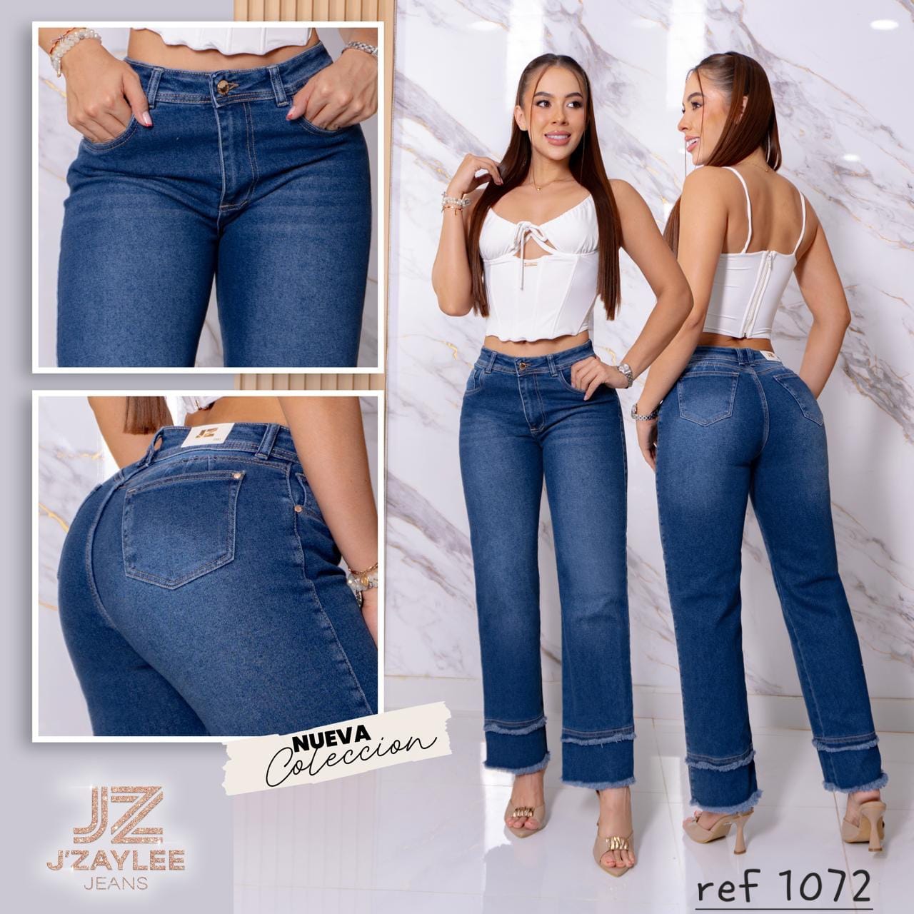 JEANS BOTA RECTA REF: 1072 MEDIO