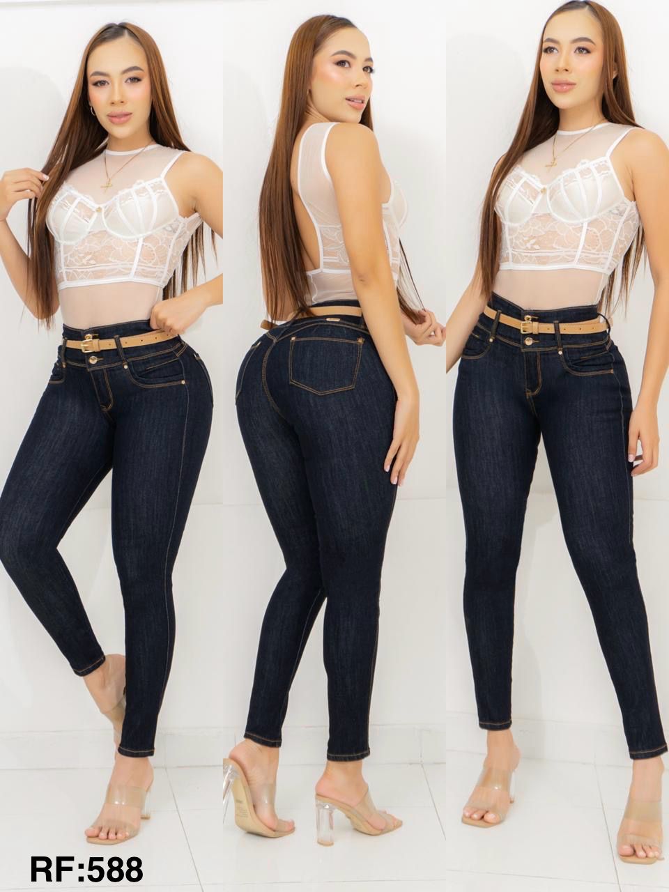 JEANS 3 BOTONES REF: 588
