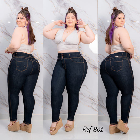 JEANS PLUS REF:801 OSCURO