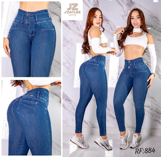 JEANS 3 BOTONES REF: 884 OSCURO