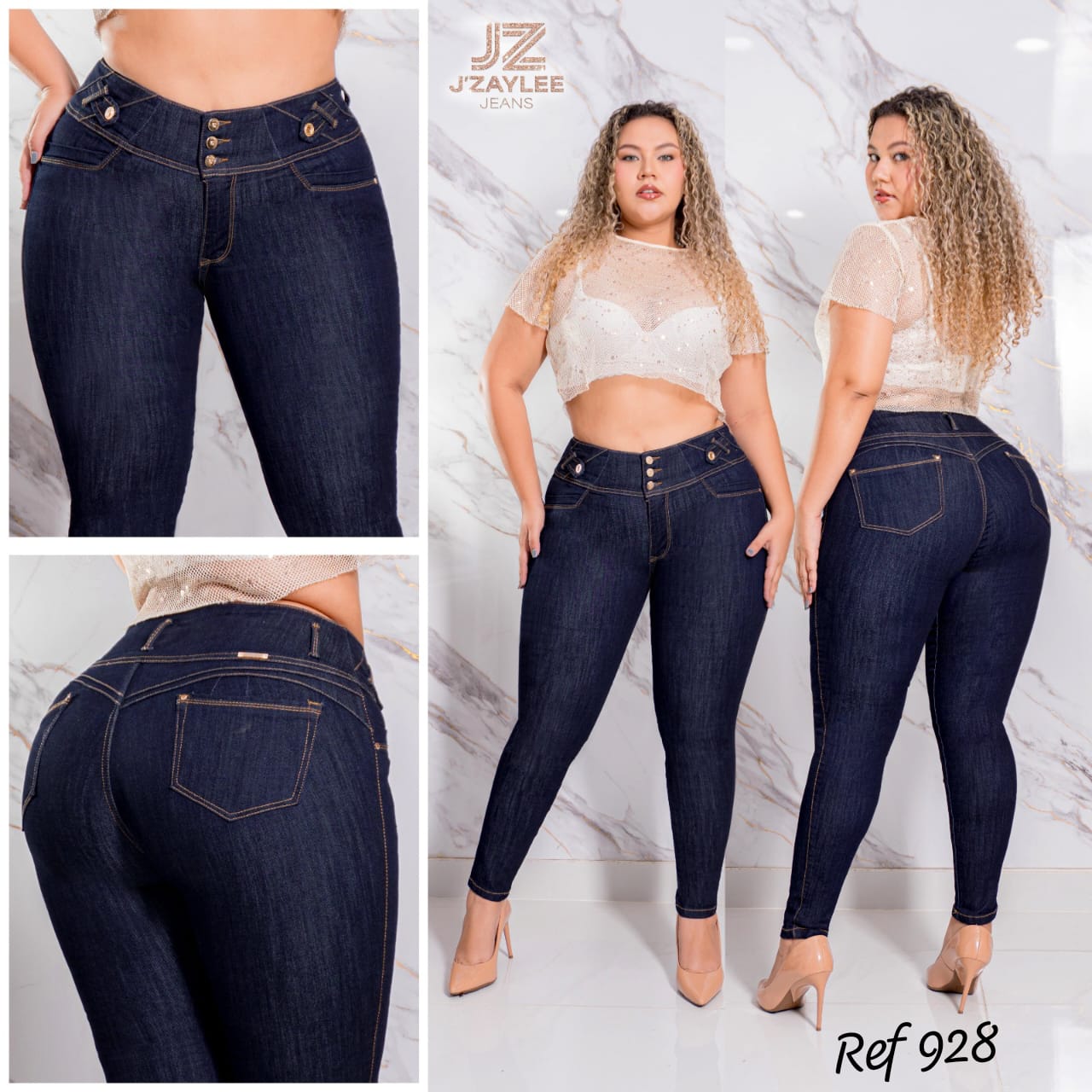 JEANS PLUS REF:928 OSCURO