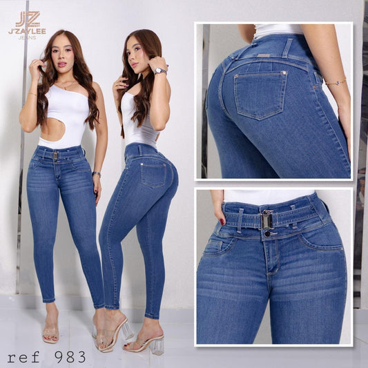 JEANS 3 BOTONES REF: 983 MEDIO